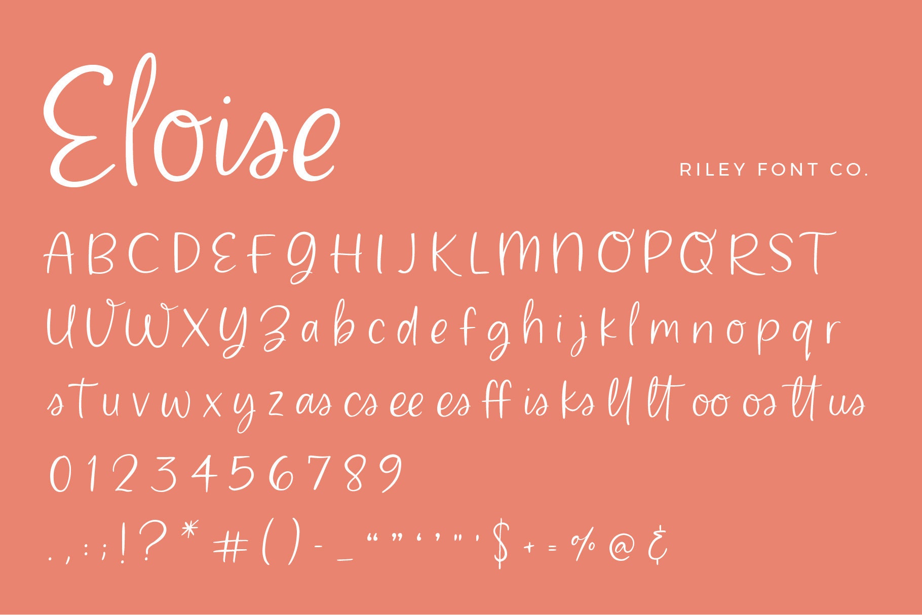 Eloise Font Handwriting Font Cute Font Fun Font Bold Etsy Ireland