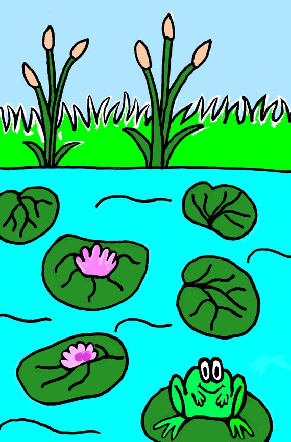 Pond Plant Coloring Pages