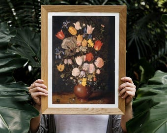 Dutch Masters Floral Bouquet Fine Art Print (8x10" Digital Download)