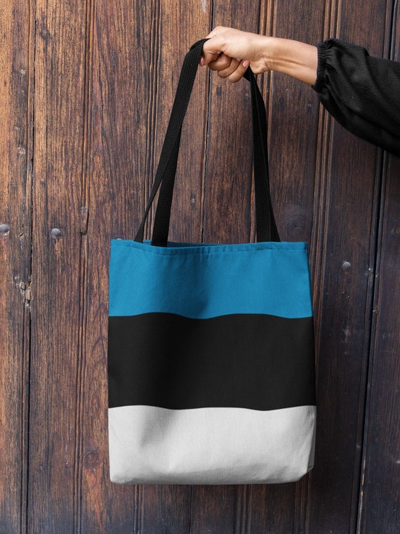 Estonian Flag Tote Bag Estonia Tote Bag European Tote Bag - Etsy