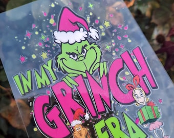 UV DTF 4"x3" Decal Mean Greenie Era Ready to Ship