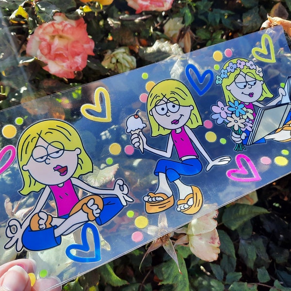 Compre *EXCLUSIVO* Envoltorio para vaso Libbey UV DTF de 16 oz Lizzie, listo para enviar. Vaso no incluido.