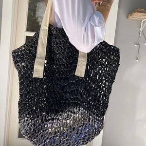 Raffia Schultertasche, Häkeln Strand & Pool Tasche, Oma Quadrat Leichte Tragetasche, Sommer Boho Handgefertigte Tasche, Große Shopper Tasche, Perfektes Geschenk für Sie