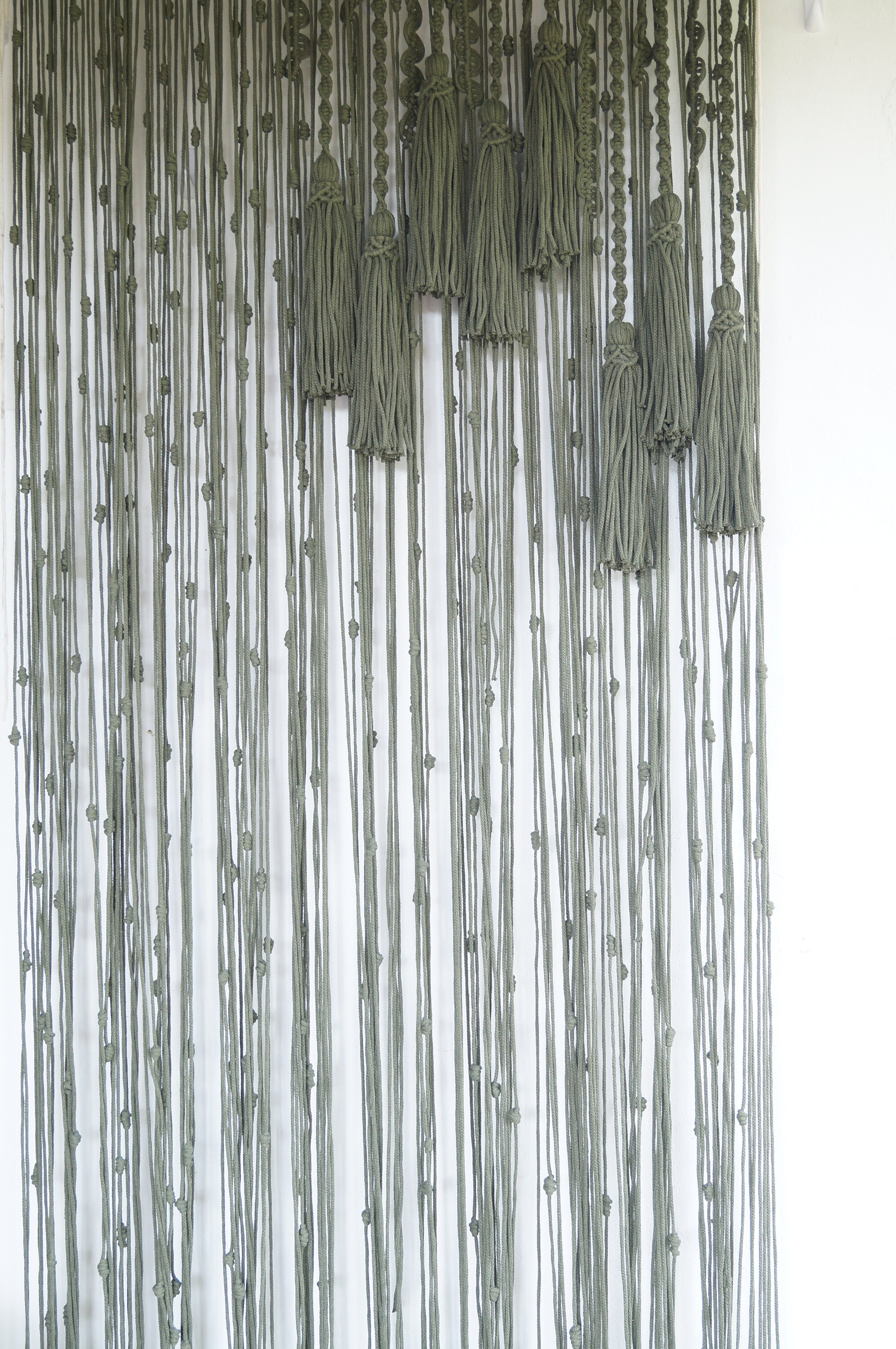 Macrame Room Divider Bead Curtains Long Boho Curtain Macrame Etsy