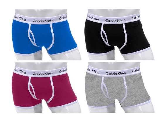 Calvin Klein 4 Low Rise Trunks Underwear Shorts BRAND NEW 