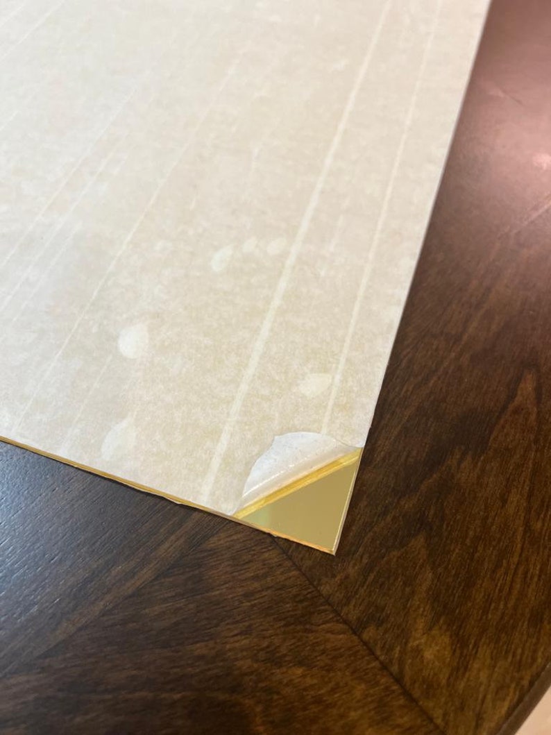 GOLD MIRROR ACRYLIC 3mm Sheets / Raw Acrylic / Etsy Australia