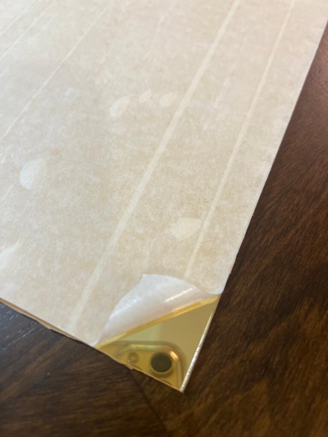 GOLD MIRROR ACRYLIC 3mm Sheets / Raw Acrylic / Etsy