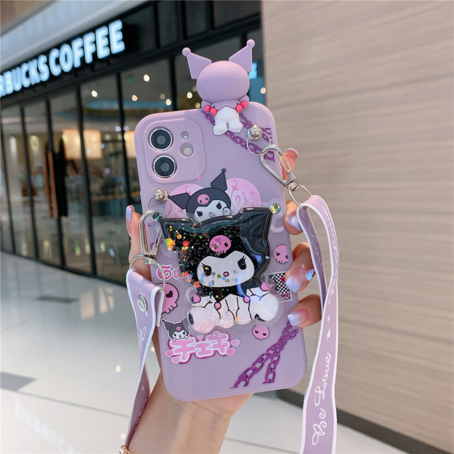 Kuromi Phone Case
 Sanrio Kuromi 3D Cartoon Phone Cases for Iphone 13 12 11 Pro Etsy