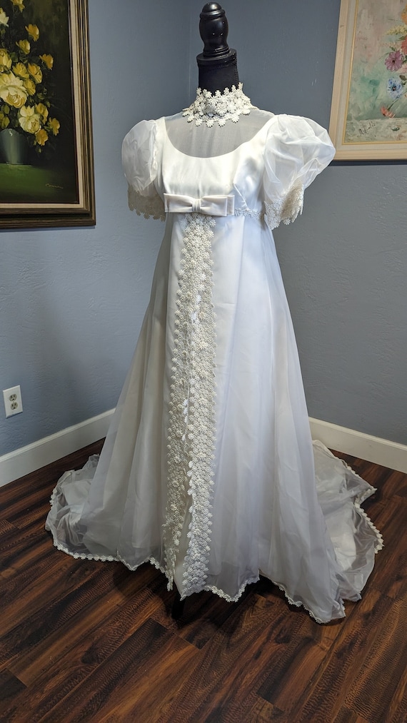 Vintage 60's Wedding Gown & Veil