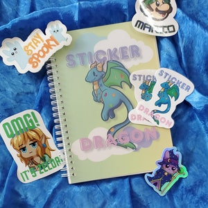 Reusable sticker book