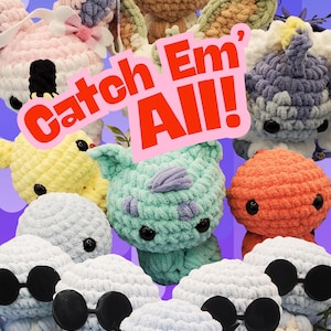 Catch 'em All! Plush Set commissions