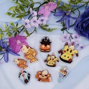 Team Rocket Café Acrylic Pins