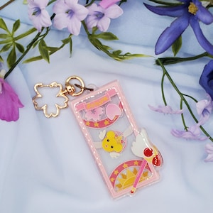 Sakura Card Keychain