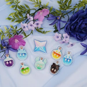 Slime Potion Acrylic Pin