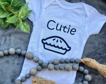 Pastel Baby Onesie-Cutie