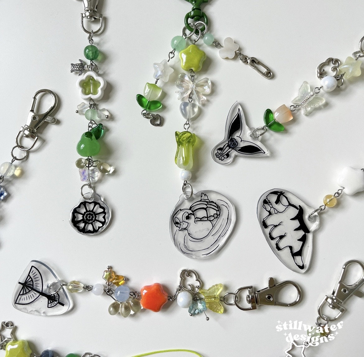 The Elements Keychains - cute, keychains, phone charms