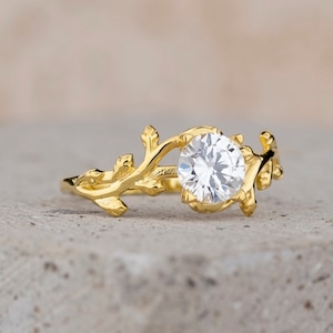 Branch Band Ring, Verloving Ring, Belofte Ring, Handgemaakte Sieraden, Familie Ring, Gepersonaliseerde Gift, Bruidsmeisje Gift, Kerstcadeau