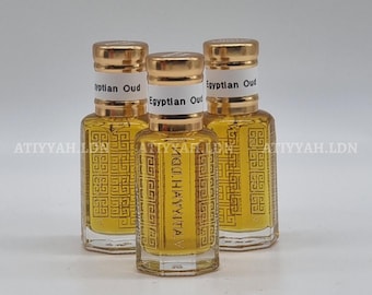 Egyptian Oud- Premium Attar Perfume Oil / Alcohol Free Fragrance  / Musk / Oud