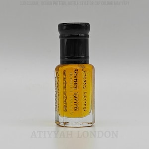 Rose, Patchouli and Saffron Perfume Oil By Atiyyah.LDN - Premium Arabian Fragrance Attar / Oud / Alcohol Free & Concentrated