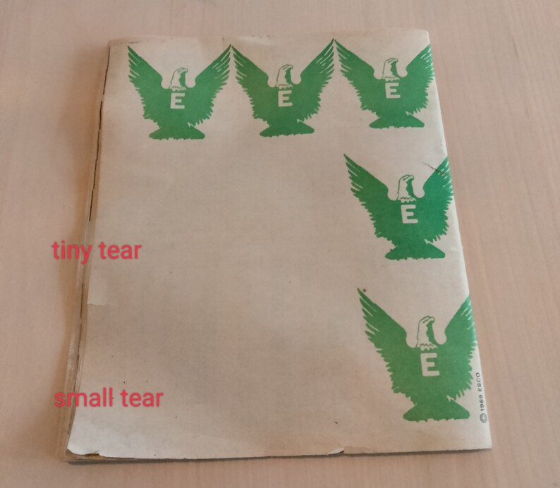 Vintage 1969 Eagle Stamp Savings Book Unused Etsy