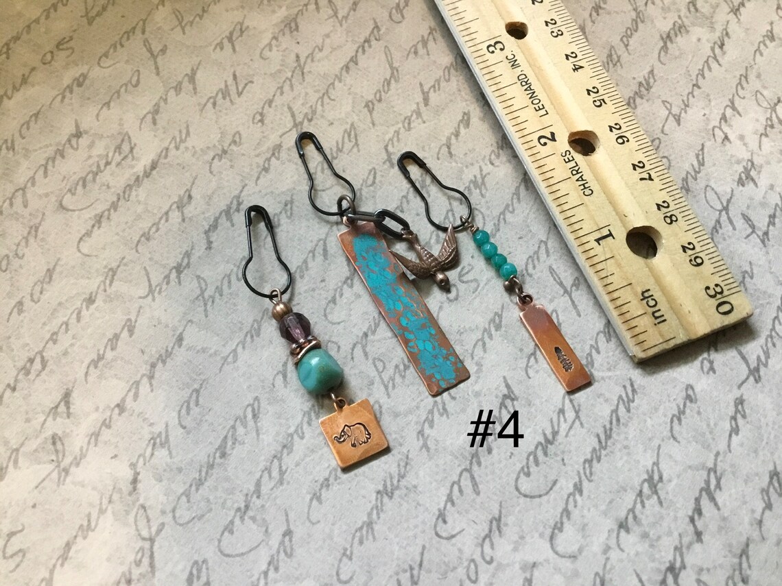 Collection of 3 Junk Journal Charms Your Choice for Books and Etsy