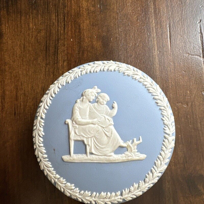 Button Thru Top - Blue Wedgewood
