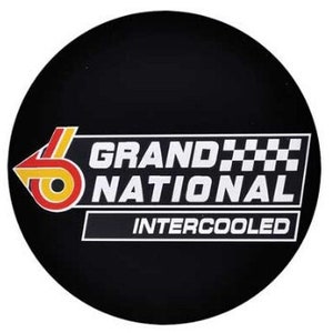 Buick Grand National Intercooled Bucket Seat Trim Decals