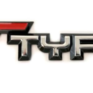 84-86 Buick &quot;T-Type&quot; Metal Fender (and Trunk on some models) Emblem with 3M Adhesive. Replaces GM Part # 25516596