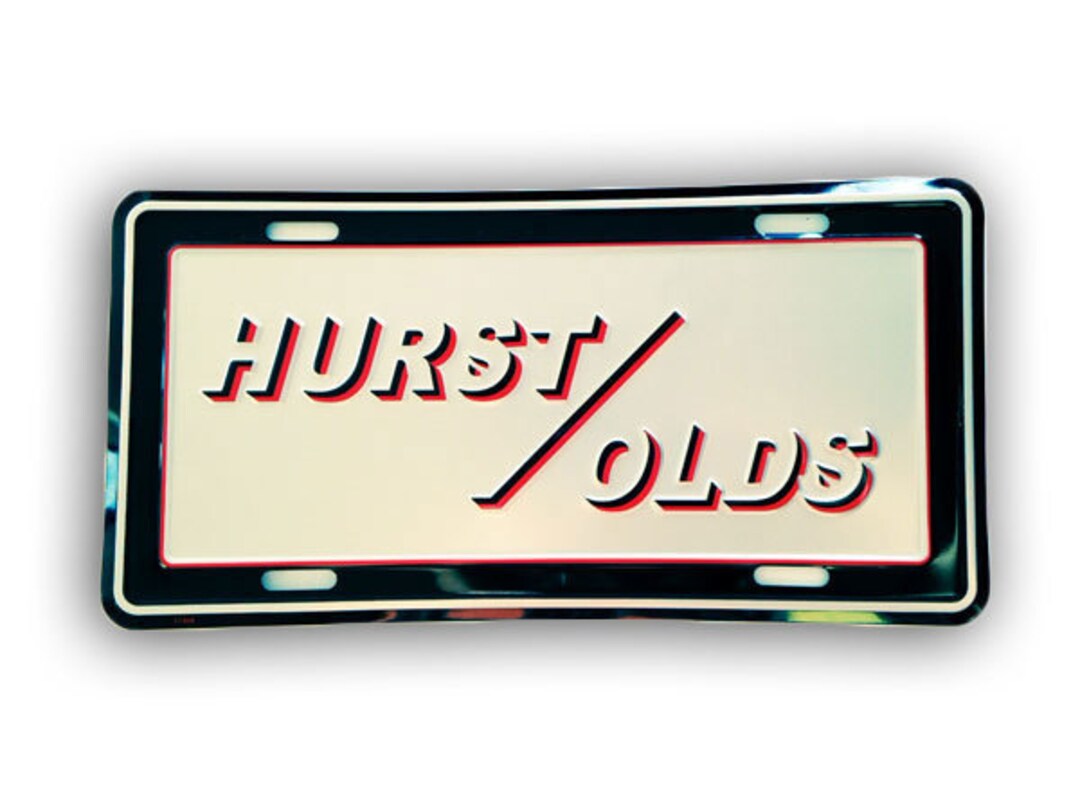 1984 Hurst Olds License Plate Stamped Aluminum - Etsy