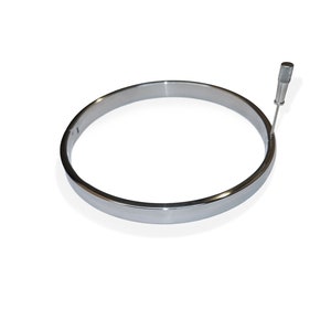 The Perfect Choker Flat Stainless Steel Locking Slave Choker Collar Discrete Eternity Collar Multiple Sizes Available