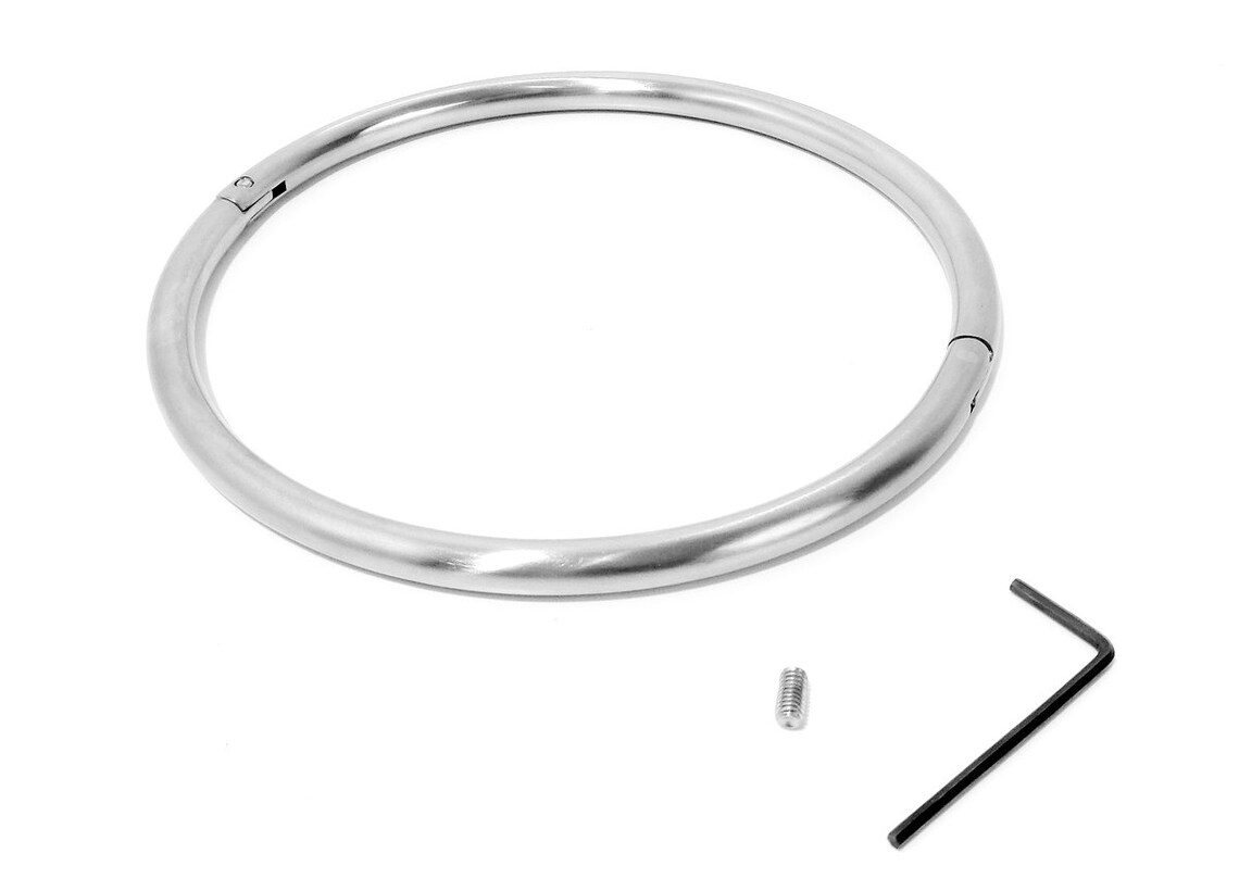 8mm Satin Locking Eternity Collar Slave Collar Day Collar Etsy