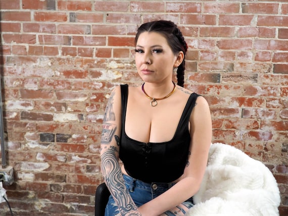 Stainless Steel Locking Collar Choker Necklace With Removable O-Ring - BDSM Fashion Jewelry - View #11