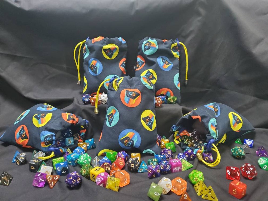 Darth Vader Themed Dice Bag Etsy