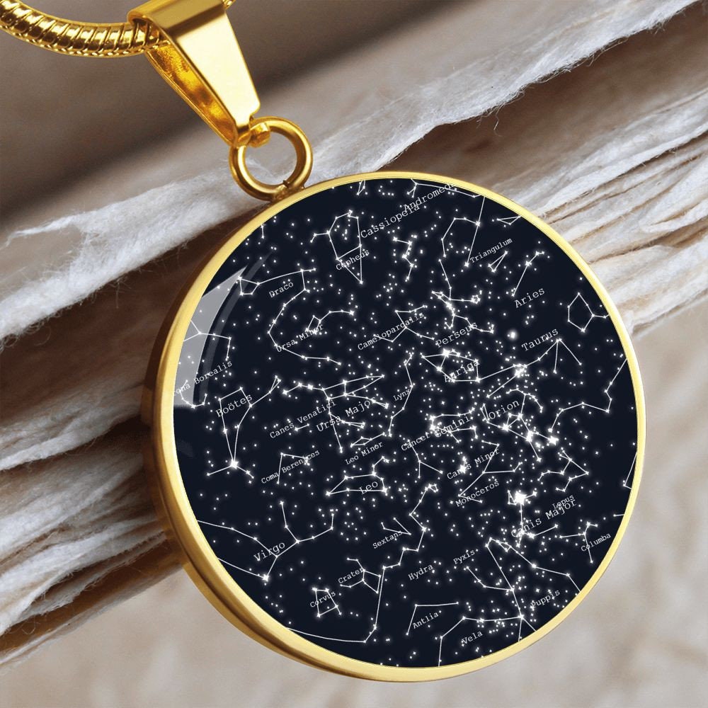 Custom Star Map Necklace Star Map - Il Fullxfull.4904647890 3sul