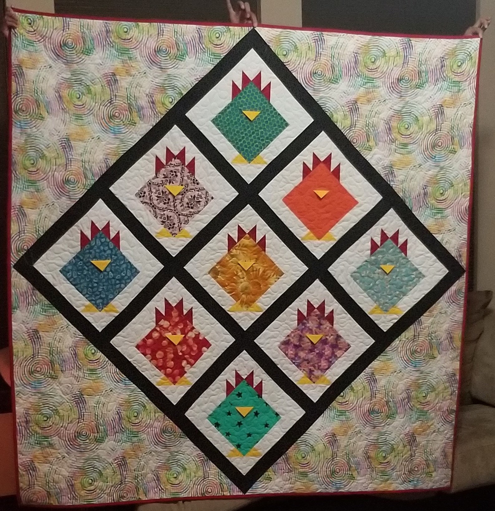 Happy Hens Quilt Pattern - Etsy