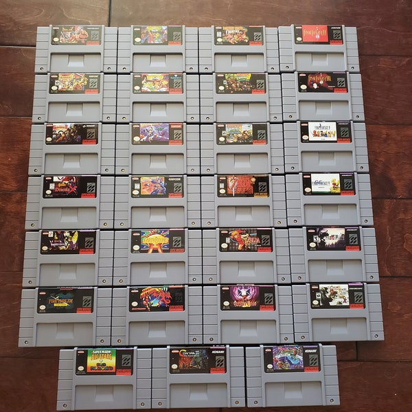 Nintendo SNES games Super Nintendo Cartridges Repro