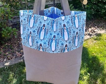 Our Lady of Kibeho Tote Bag: Handmade Cotton Canvas Shopper