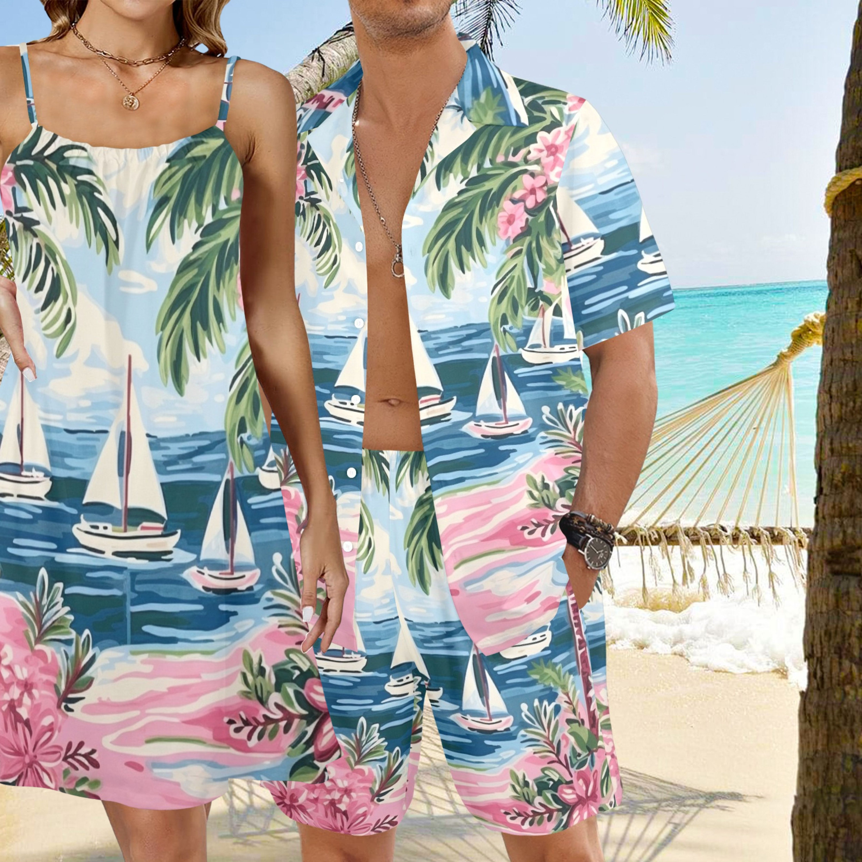 Conjuntos Playeros Traje Playero Hombre Conjuntos Playeros Para