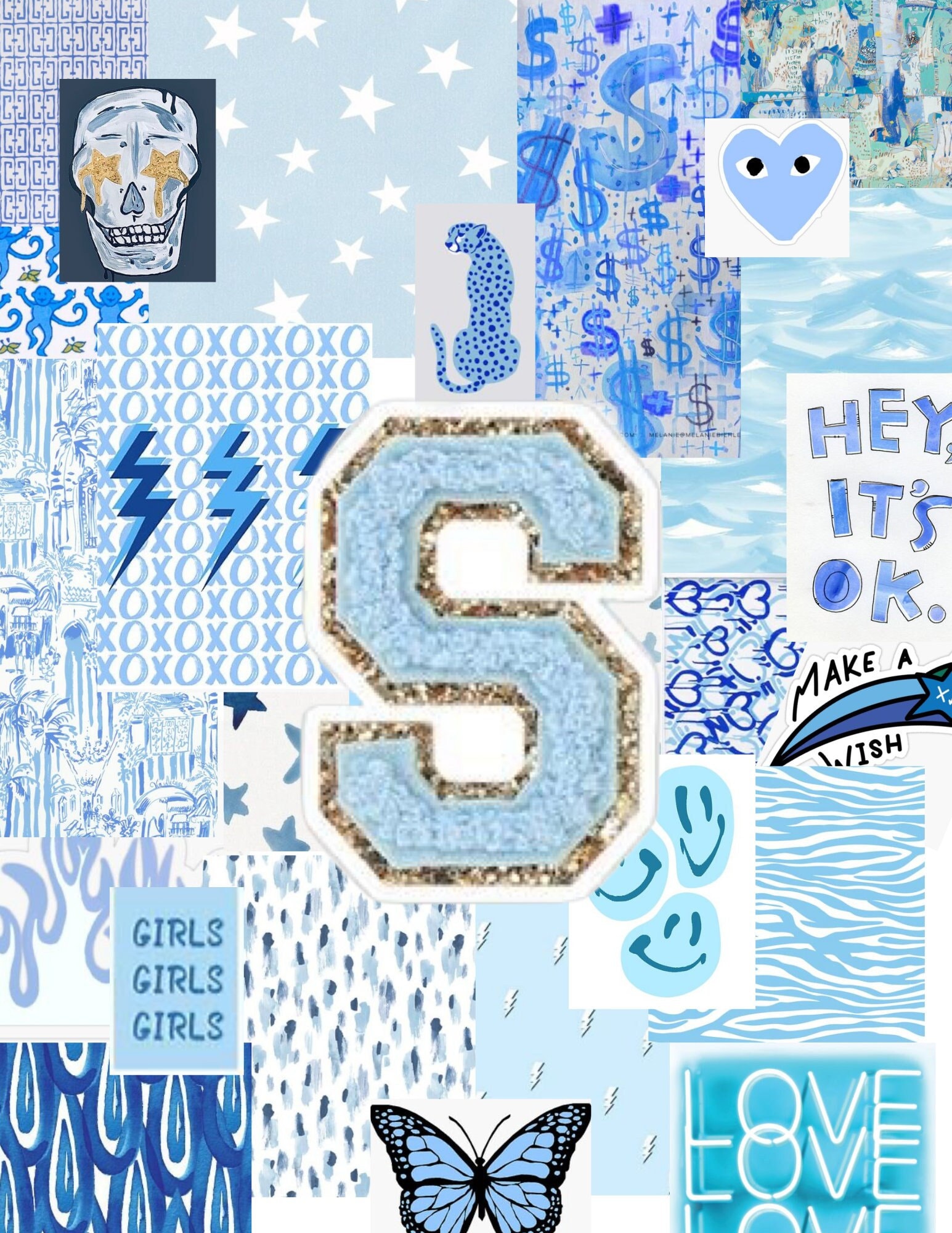 Details 60 wallpaper preppy blue super hot  incdgdbentre