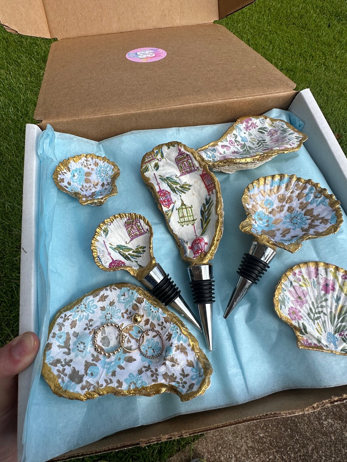 Shell Wine Stoppers - Etsy