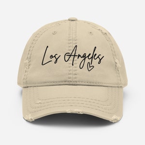 Los Angeles Distressed Dad Hat
