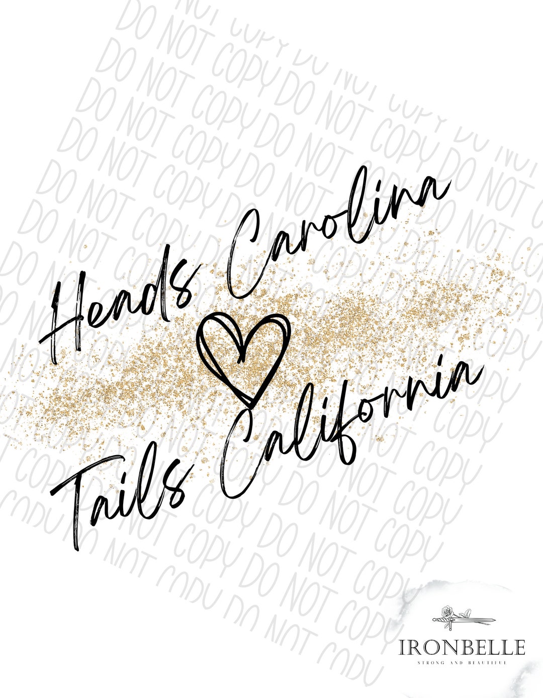 Heads Carolina Tails California PNG Images Digital Download Etsy