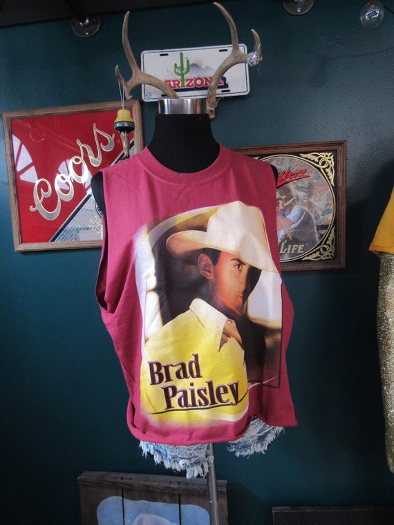 Brad Paisley/90s Country music muscle tank