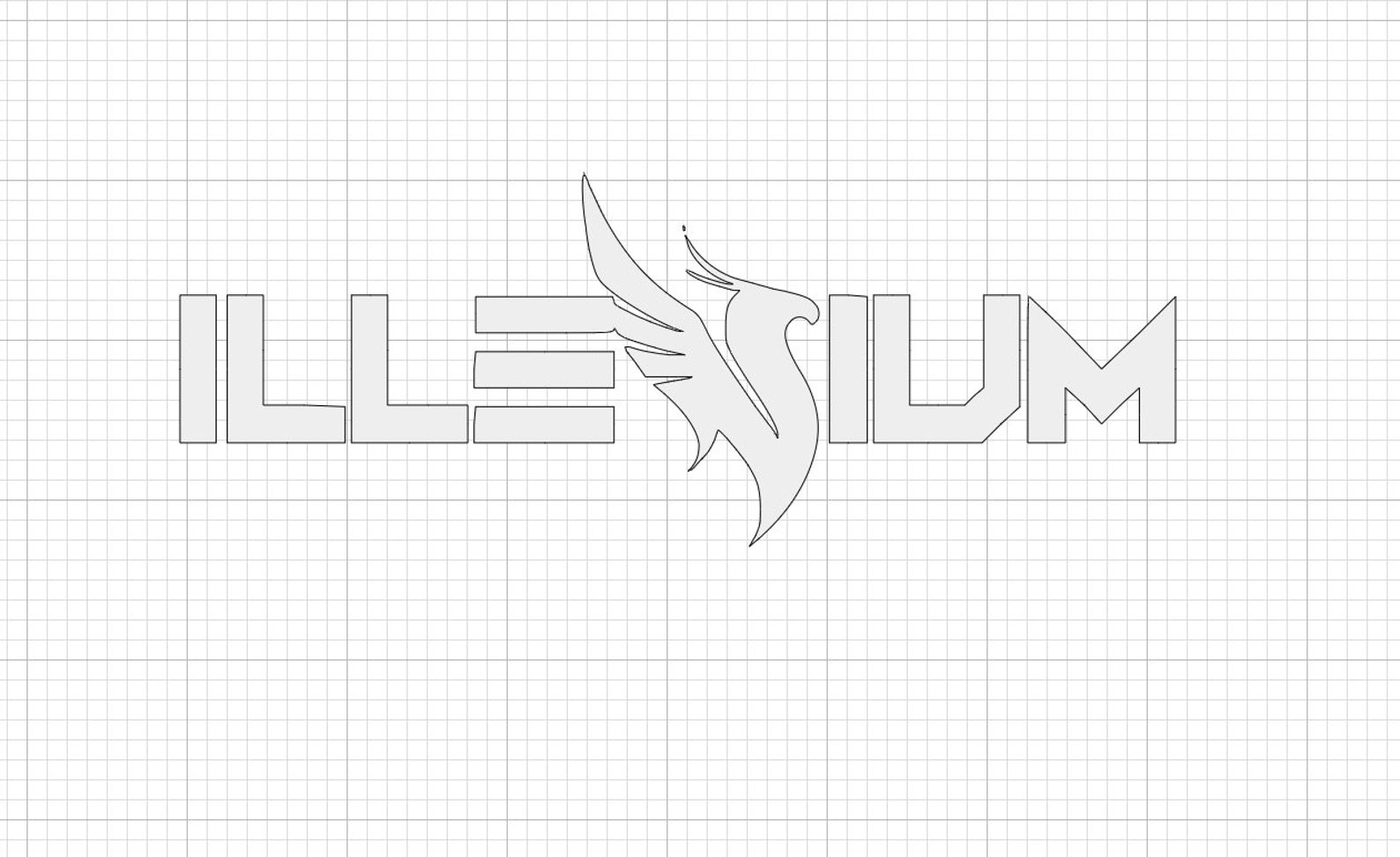Illenium White Vinyl Decal Etsy