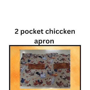 Chicken Wire and Baby Chicks Waist Apron - Quilts for a Cause