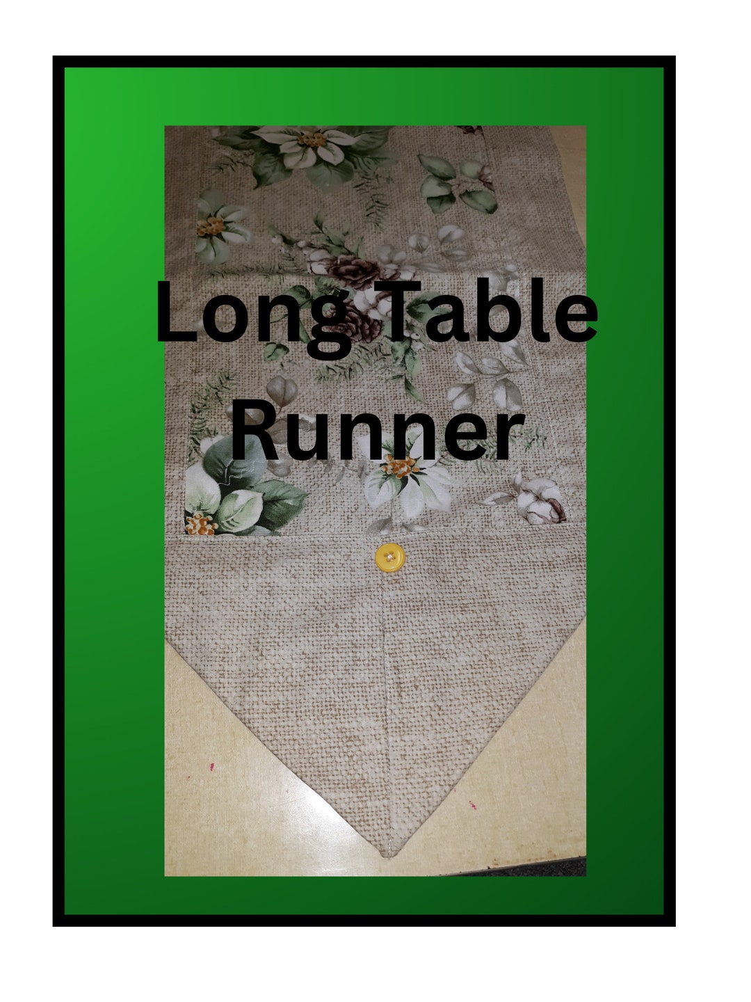 Magical Silverinfused Teal Flower Table Runner Extra Long Etsy