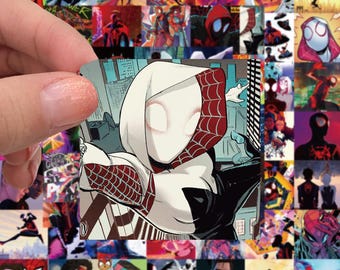 Anime Spider-Man Stickers Pack: Superhero Movie DIY Creative Waterproof Vinyl Decals (62 Pcs/set)