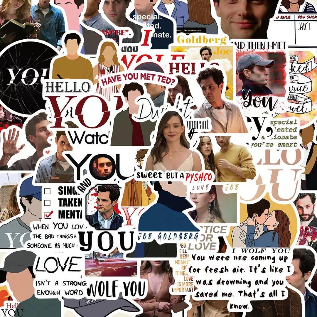 American TV Series YOU Stickers Pack: DIY Waterproof Vinyl Decals ...