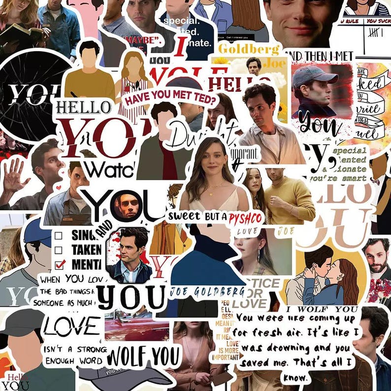 American TV Series YOU Stickers Pack: DIY Waterproof Vinyl Decals ...