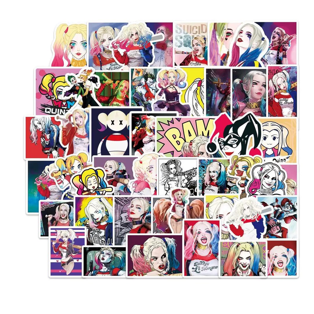 Cartoon Bad Girl Stickers Pack: DIY Creative Waterproof Vinyl Decals ...